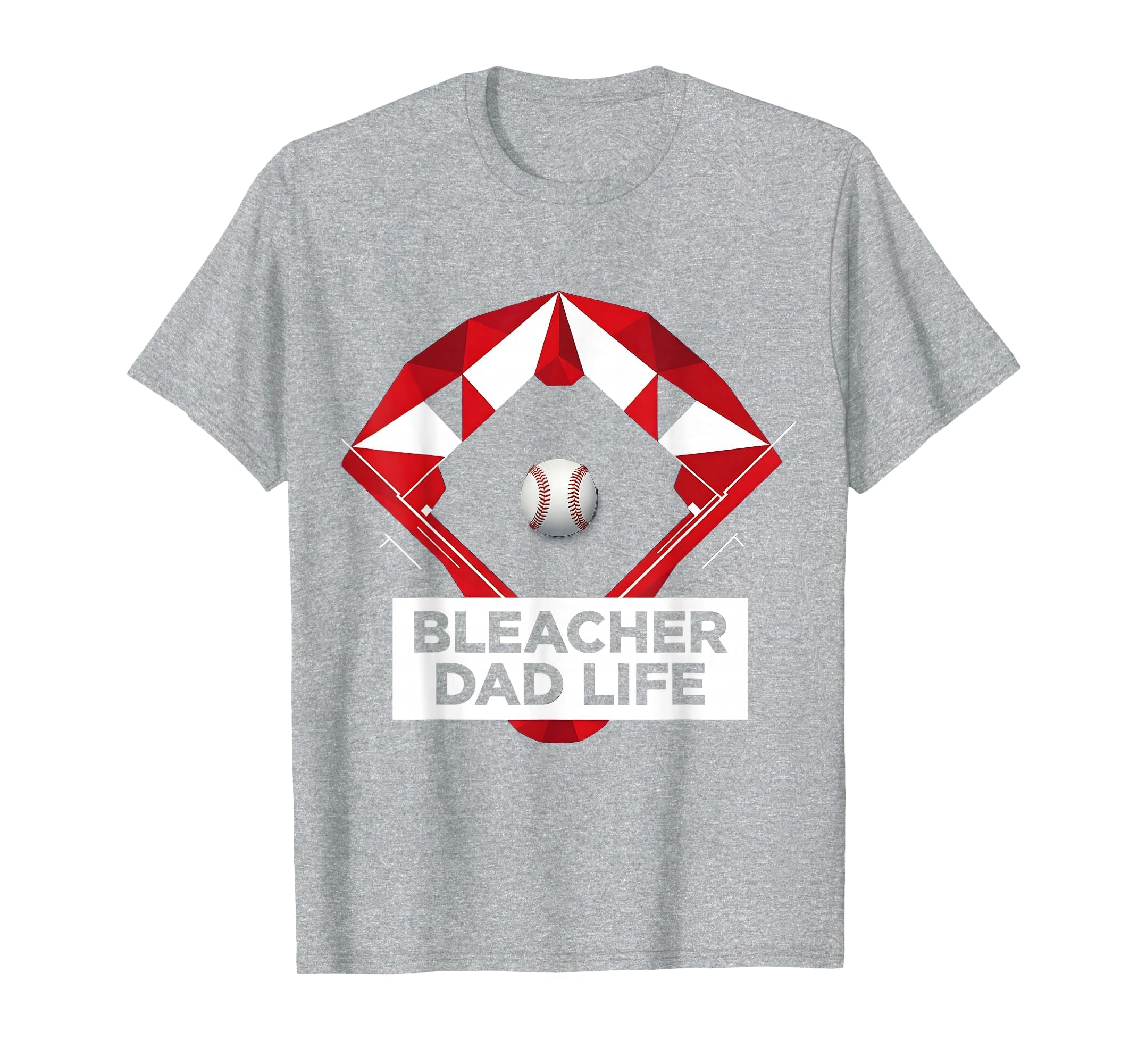 Bleacher Dad Life Baseball Dad T-Shirt - Aesthetic Graphic Unisex - T-Shirt, Sweatshirt, Hoodie