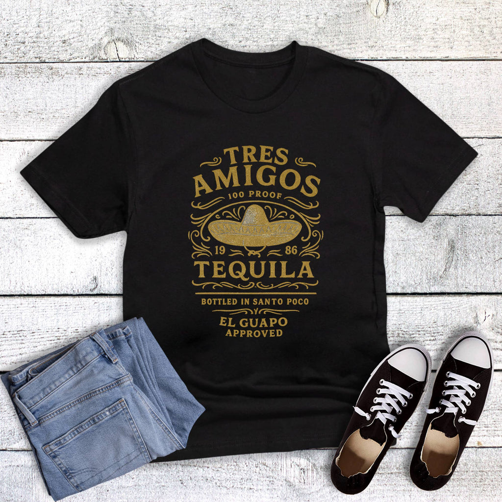 Funny Tres Amigos Graphic - Adult & Kids T-Shirts, Sweatshirts & Hoodies apparel design preview 1