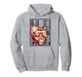Weirdcore Fox Ramen Grid Vaporwave Hoodie - Unique Graphic for Adults - T-Shirt, Sweatshirt, Hoodie