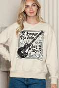 Women Rock N Roll Graphic Print Sweater - Adult & Kids T-Shirts, Sweatshirts & Hoodies apparel design preview 1