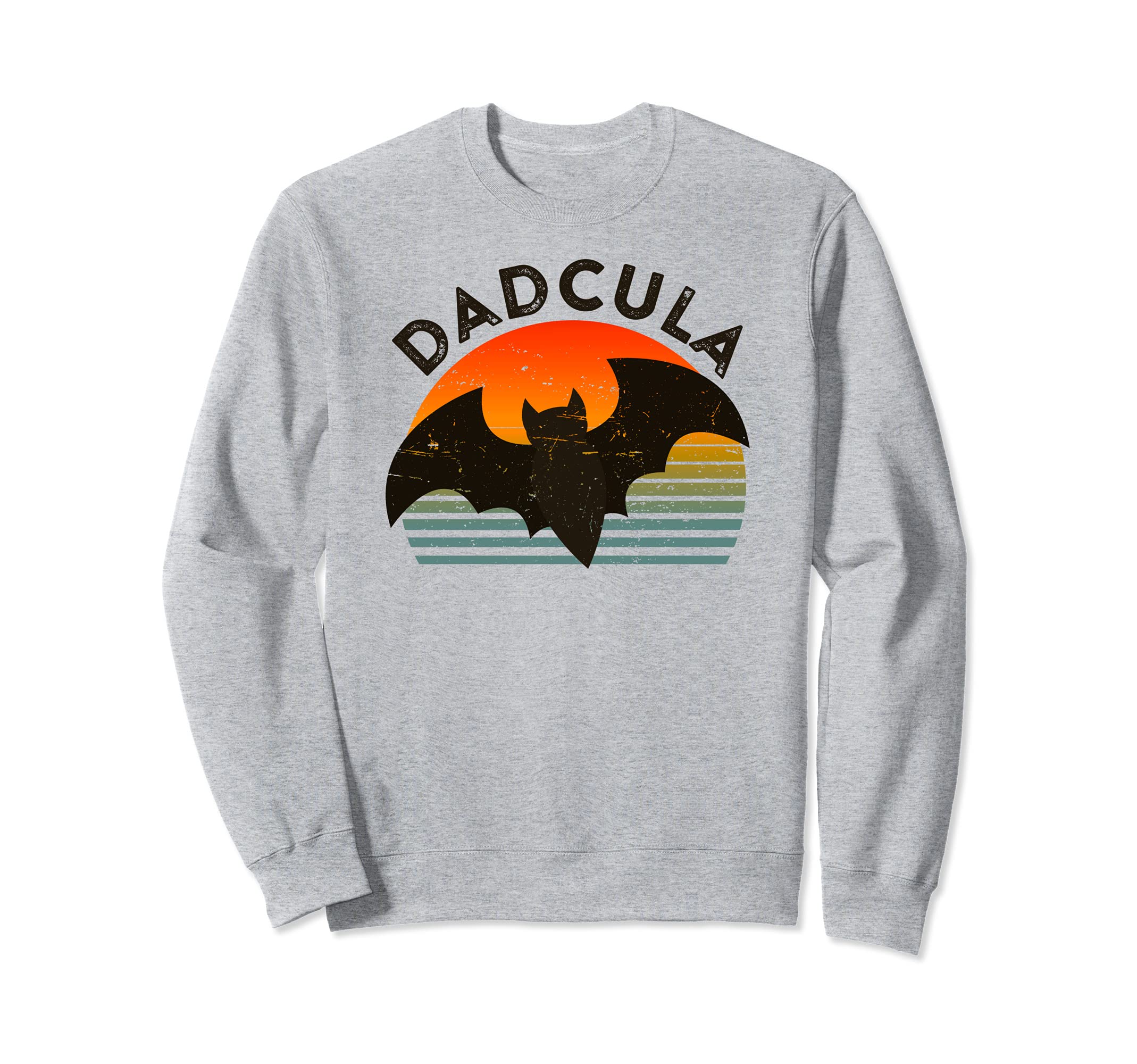 Dadcula Dad Vampire Bat Sunset Sweatshirt - Novelty Apparel Unisex - T-Shirt, Sweatshirt, Hoodie