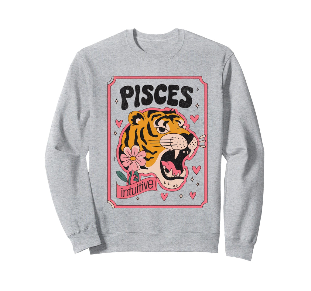 Pisces Zodiac Sign Y2K Aesthetic Sweatshirt - Novelty Apparel Men Women - T-Shirt, Sweatshirt, Hoodie