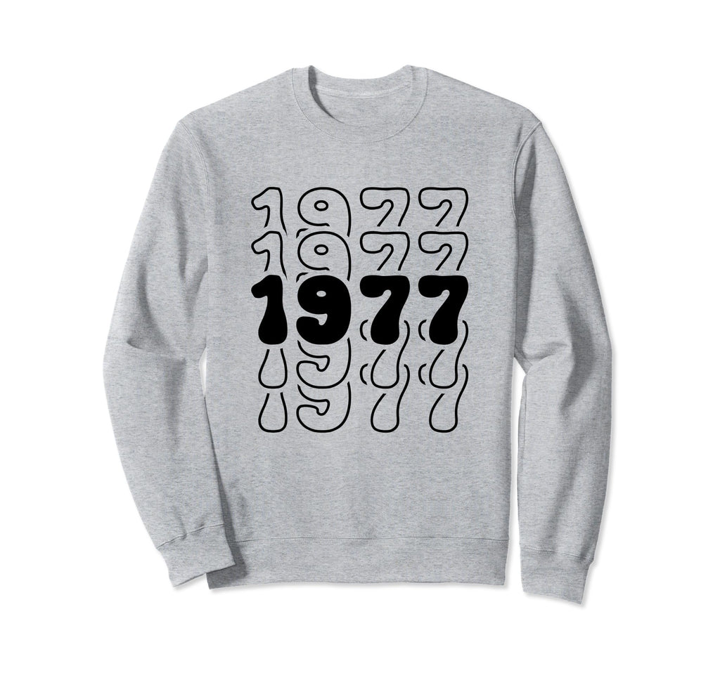 47 Year Old Groovy 47Th Birthday Sweatshirt - Novelty Apparel for Adults - T-Shirt, Sweatshirt, Hoodie
