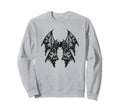 Bat Coquette Bow Halloween Bow Sweatshirt - Trendy Graphic for Adults - T-Shirt, Sweatshirt, Hoodie