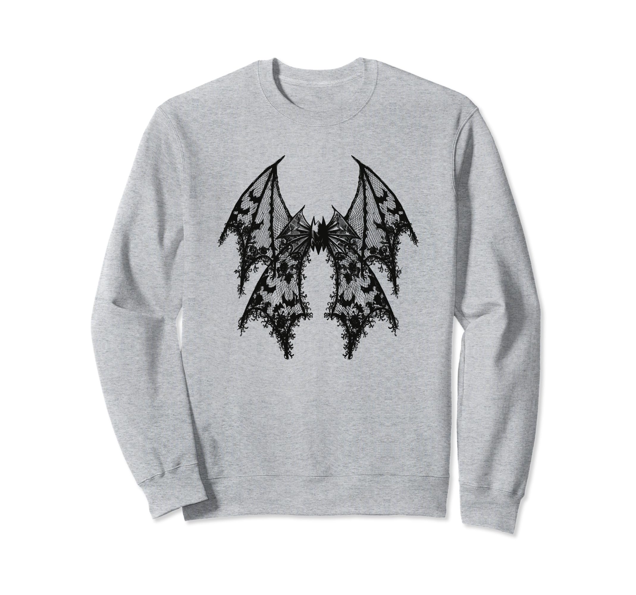 Bat Coquette Bow Halloween Bow Sweatshirt - Trendy Graphic for Adults - T-Shirt, Sweatshirt, Hoodie