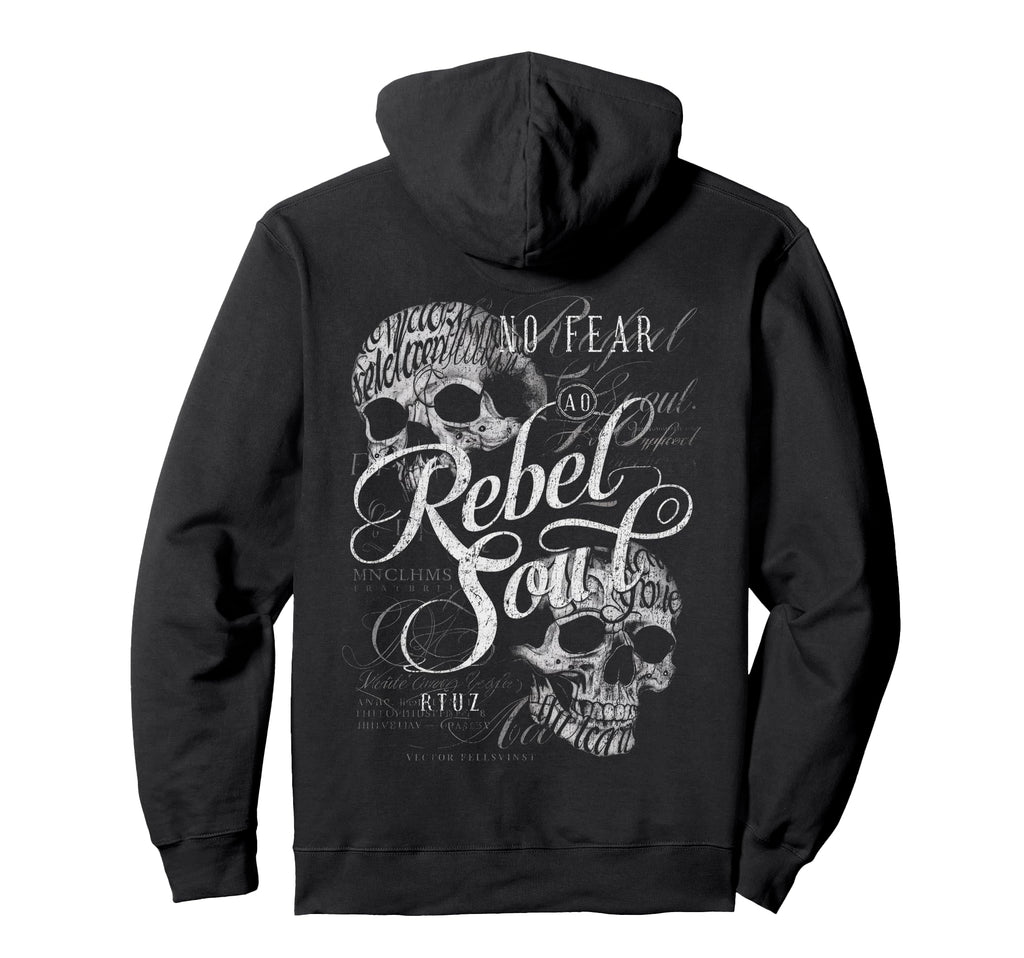 Back Y2K Streetwear Skull Hoodie - Graphic Print for Adults - T-Shirt, Sweatshirt, Hoodie