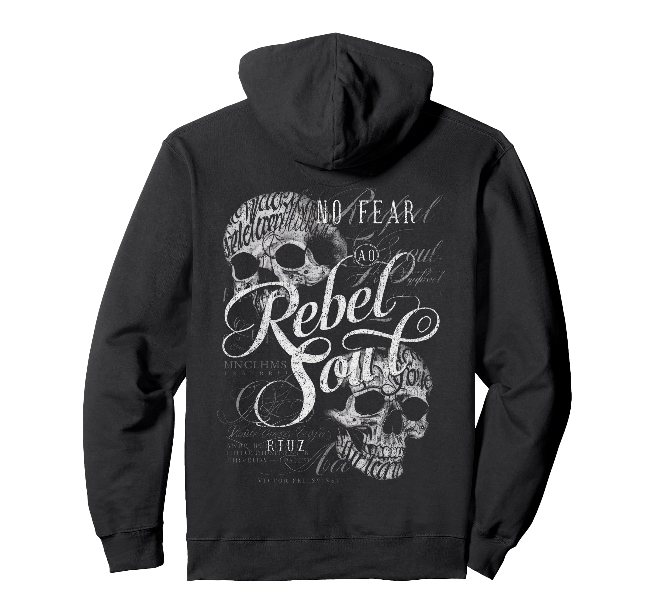 Back Y2K Streetwear Skull Hoodie - Graphic Print for Adults - T-Shirt, Sweatshirt, Hoodie