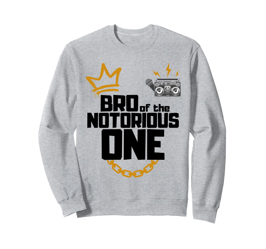 Brother Notorious One Old School Sweatshirt - Trendy Graphic for Adults - T-Shirt, Sweatshirt, Hoodie