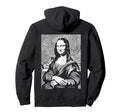 Mona Lisa Art Y2K Back Streetwear Hoodie - Fun Novelty Design for Adults - T-Shirt, Sweatshirt, Hoodie