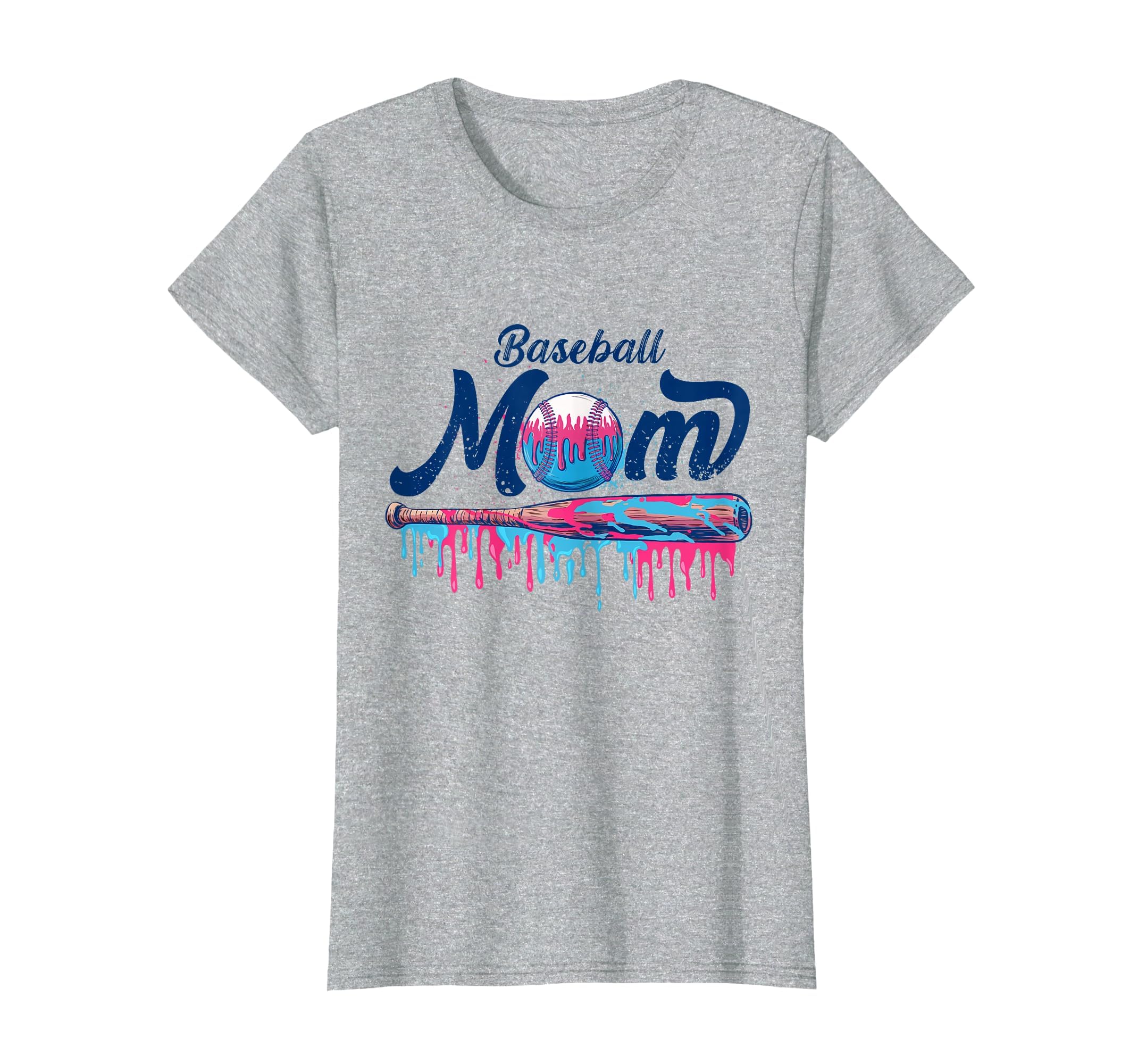 Baseball Drip Ice Cream Dripping T-Shirt - Fun Novelty Design Men Women - T-Shirt, Sweatshirt, Hoodie