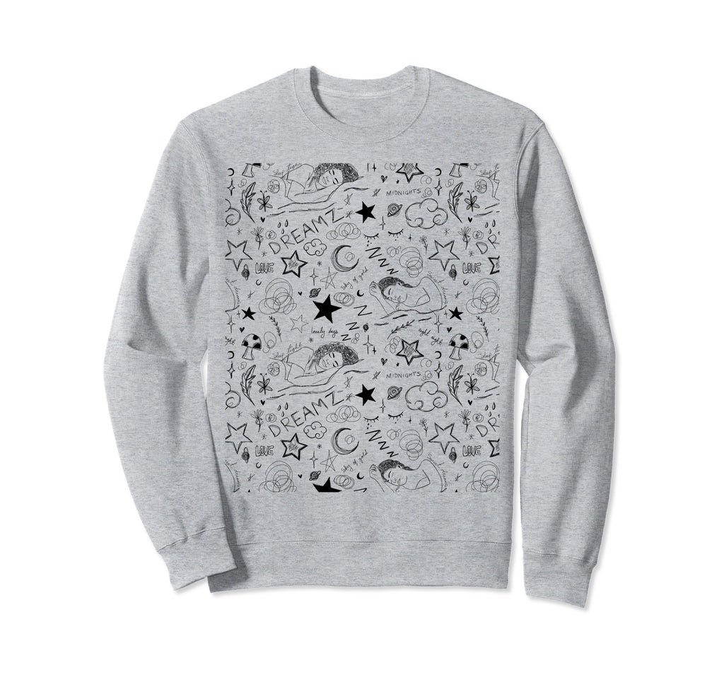 Aesthetic Minimalist Drawing Female Sweatshirt - Minimalist Print Unisex - T-Shirt, Sweatshirt, Hoodie