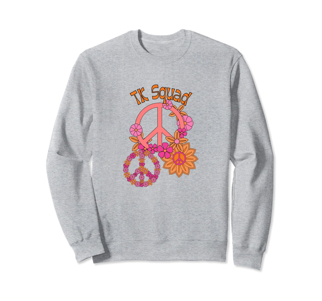70S Groovy Flower Power Tk Sweatshirt - Casual Everyday Wear Unisex - T-Shirt, Sweatshirt, Hoodie