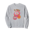 70S Groovy Flower Power Tk Sweatshirt - Casual Everyday Wear Unisex - T-Shirt, Sweatshirt, Hoodie