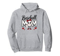 American Baseball Mom Mama Hoodie - Trendy Graphic Unisex - T-Shirt, Sweatshirt, Hoodie
