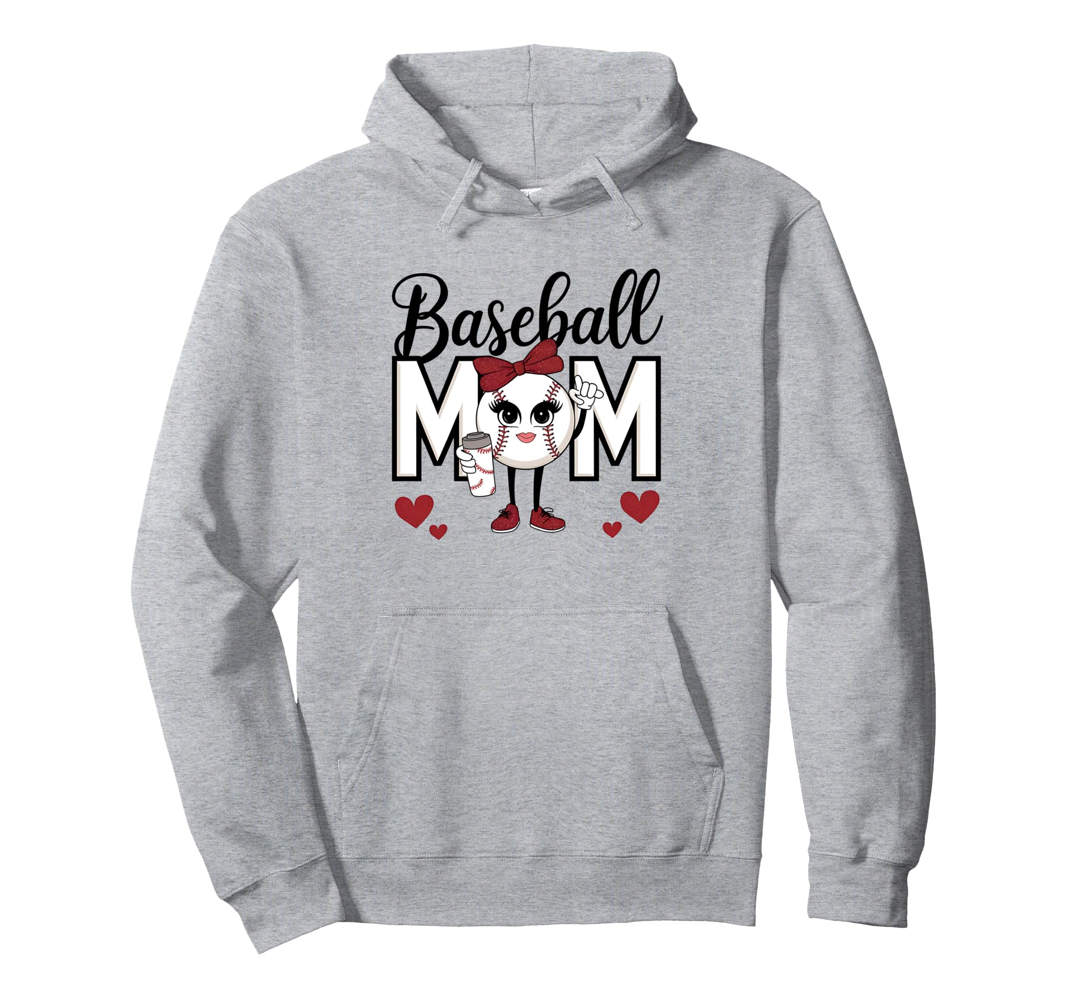 American Baseball Mom Mama Hoodie - Trendy Graphic Unisex - T-Shirt, Sweatshirt, Hoodie