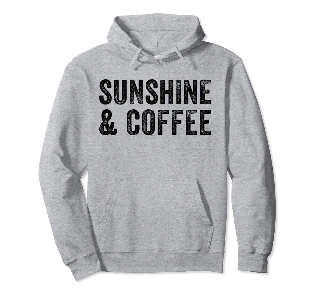 Sunshine And Coffee Vacation Summer Hoodie - Fun Novelty Design Men Women - T-Shirt, Sweatshirt, Hoodie