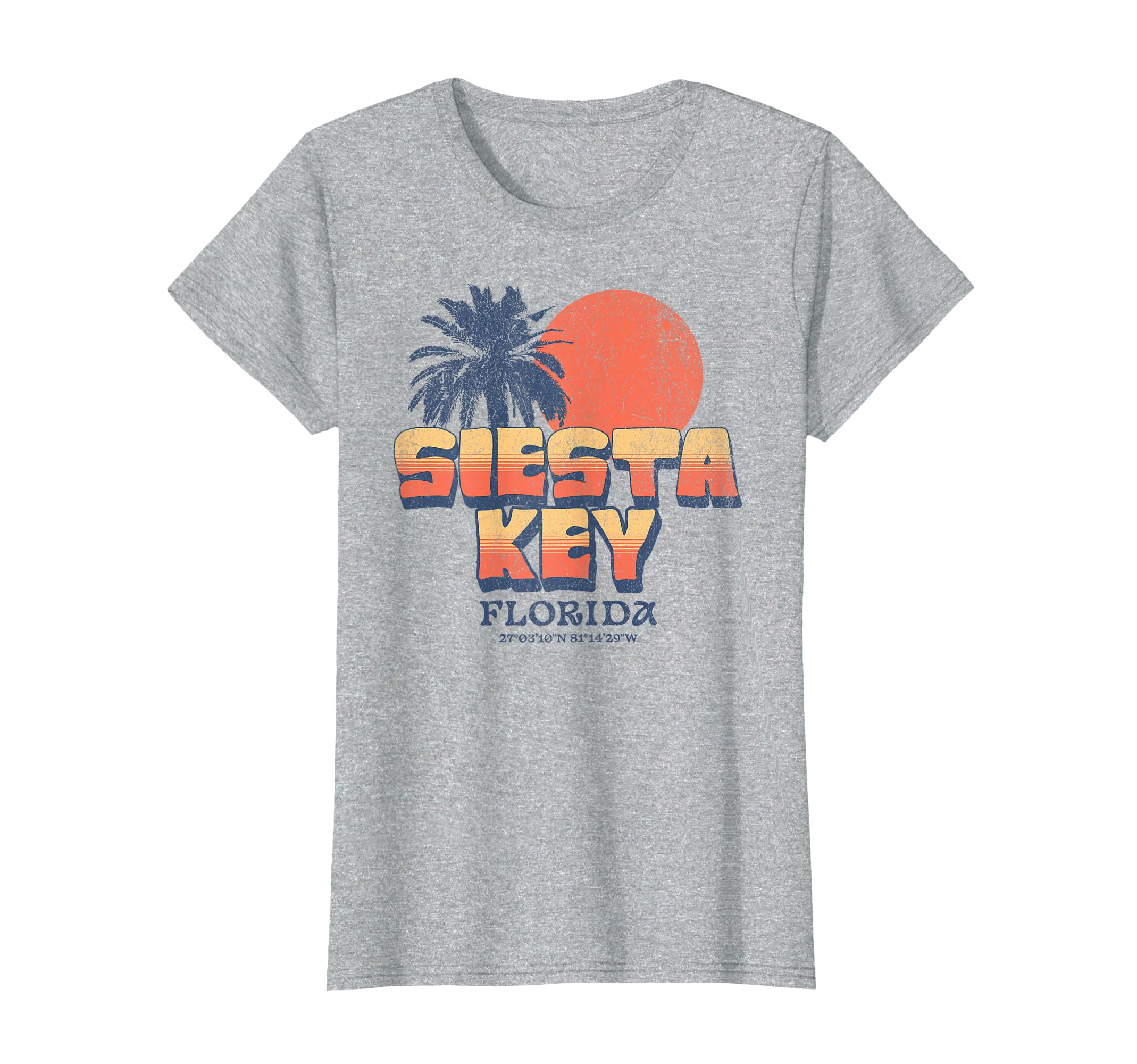 Siesta Key Florida Sunset Palm T-Shirt - Casual Everyday Wear for Adults - T-Shirt, Sweatshirt, Hoodie