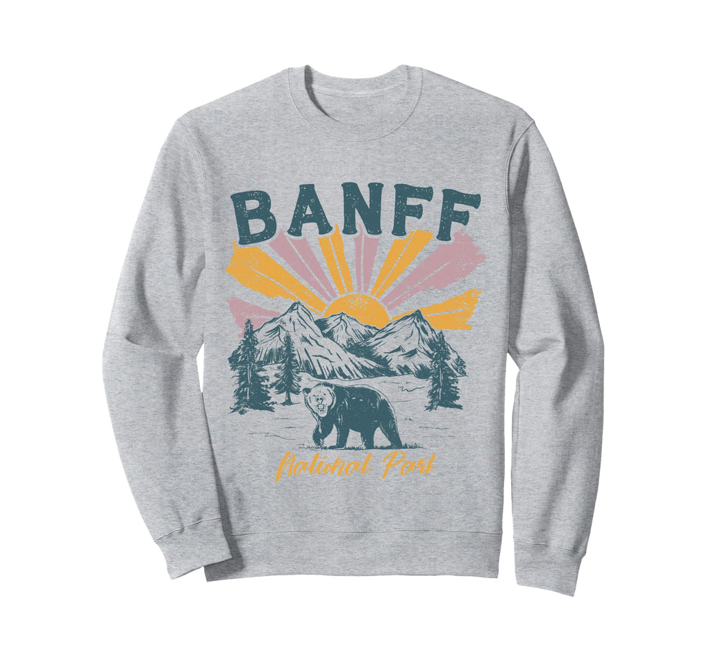 Banff Canadian National Park Sweatshirt - Aesthetic Graphic for Adults - T-Shirt, Sweatshirt, Hoodie