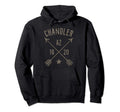 Chandler Arizona Distressed Boho Hoodie - Fun Novelty Design Men Women - T-Shirt, Sweatshirt, Hoodie