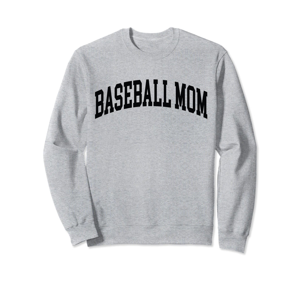 Baseball Mom Baseball Sweatshirt - Minimalist Print Unisex - T-Shirt, Sweatshirt, Hoodie