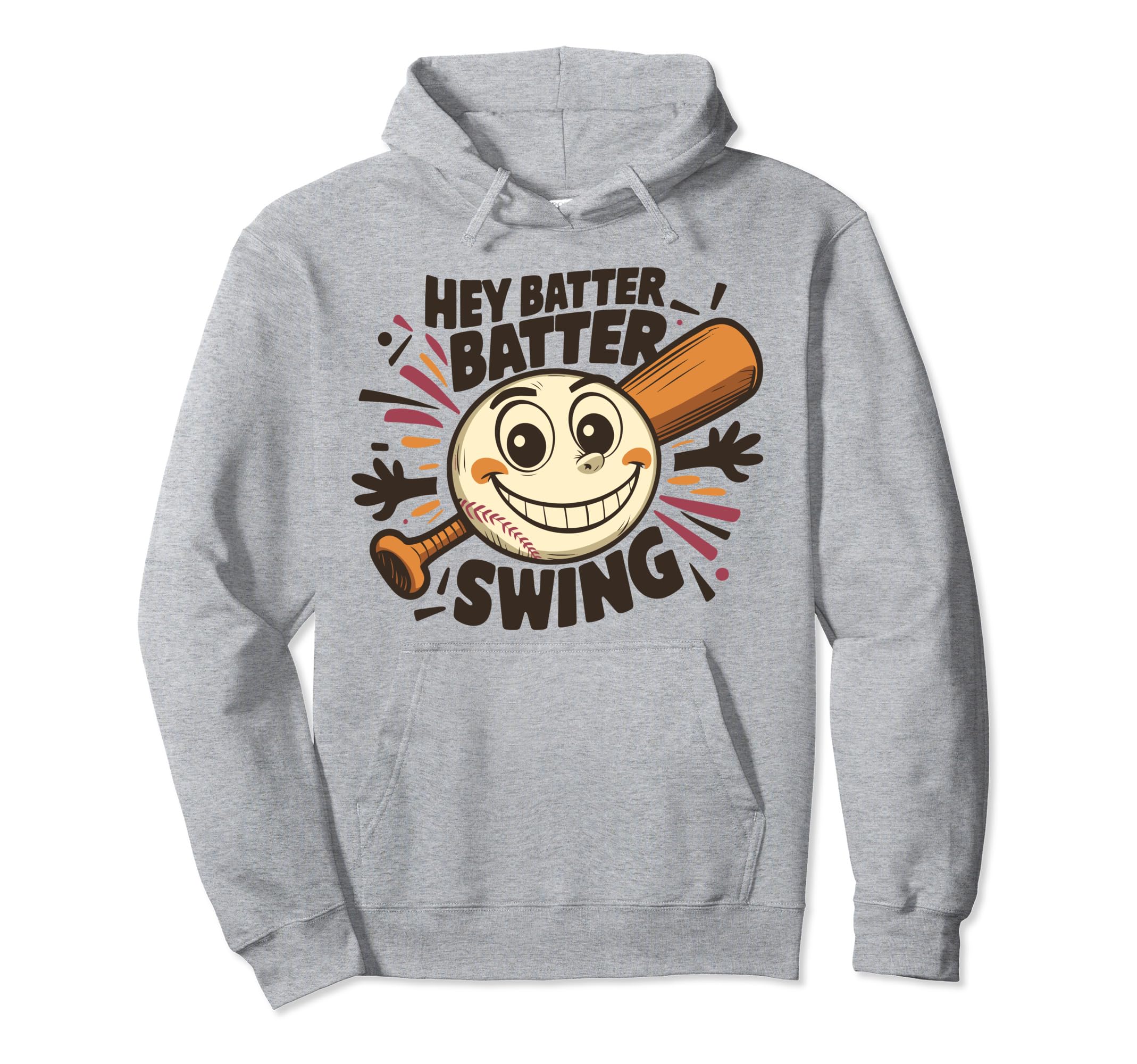 Hey Batter Batter Swing Baseball Mom Dad Hoodie - Aesthetic Graphic Unisex - T-Shirt, Sweatshirt, Hoodie