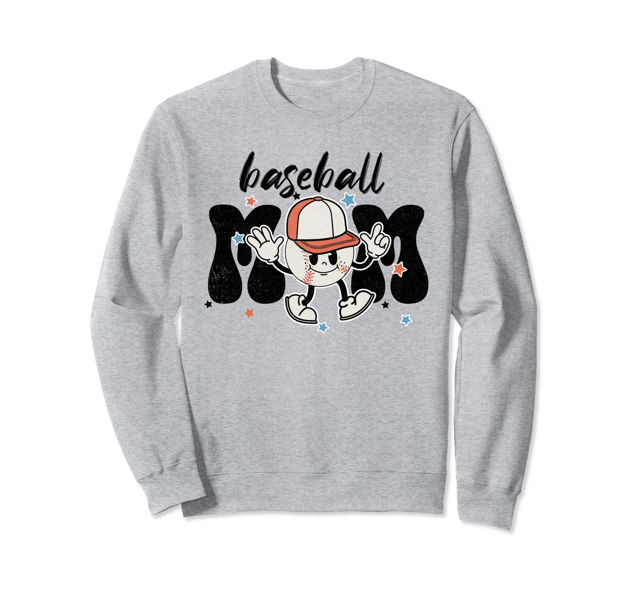 Baseball Mom Raising Ballers Sweatshirt - Casual Everyday Wear for Adults - T-Shirt, Sweatshirt, Hoodie