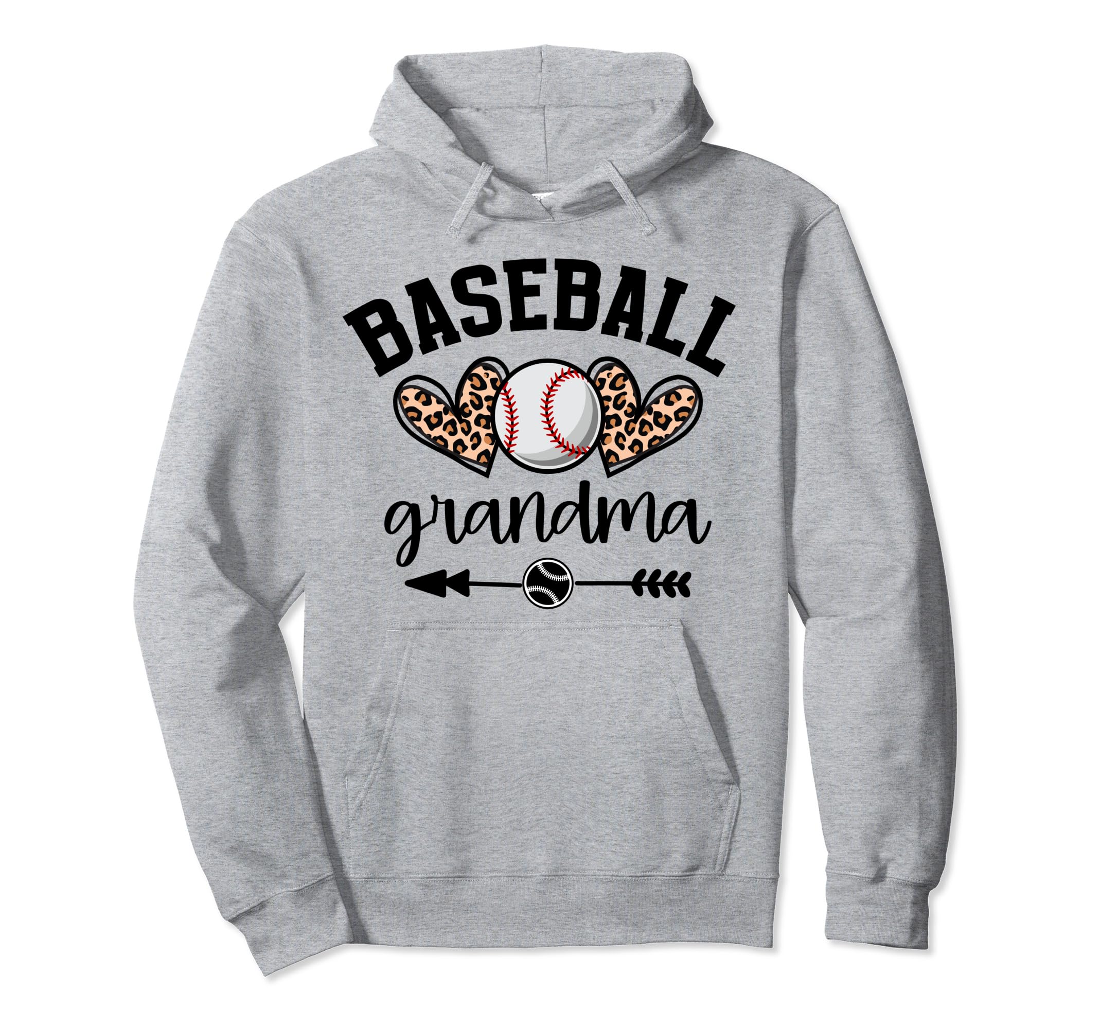 Baseball Grandma Womens Baseball Game Hoodie - Fun Novelty Design Unisex - T-Shirt, Sweatshirt, Hoodie