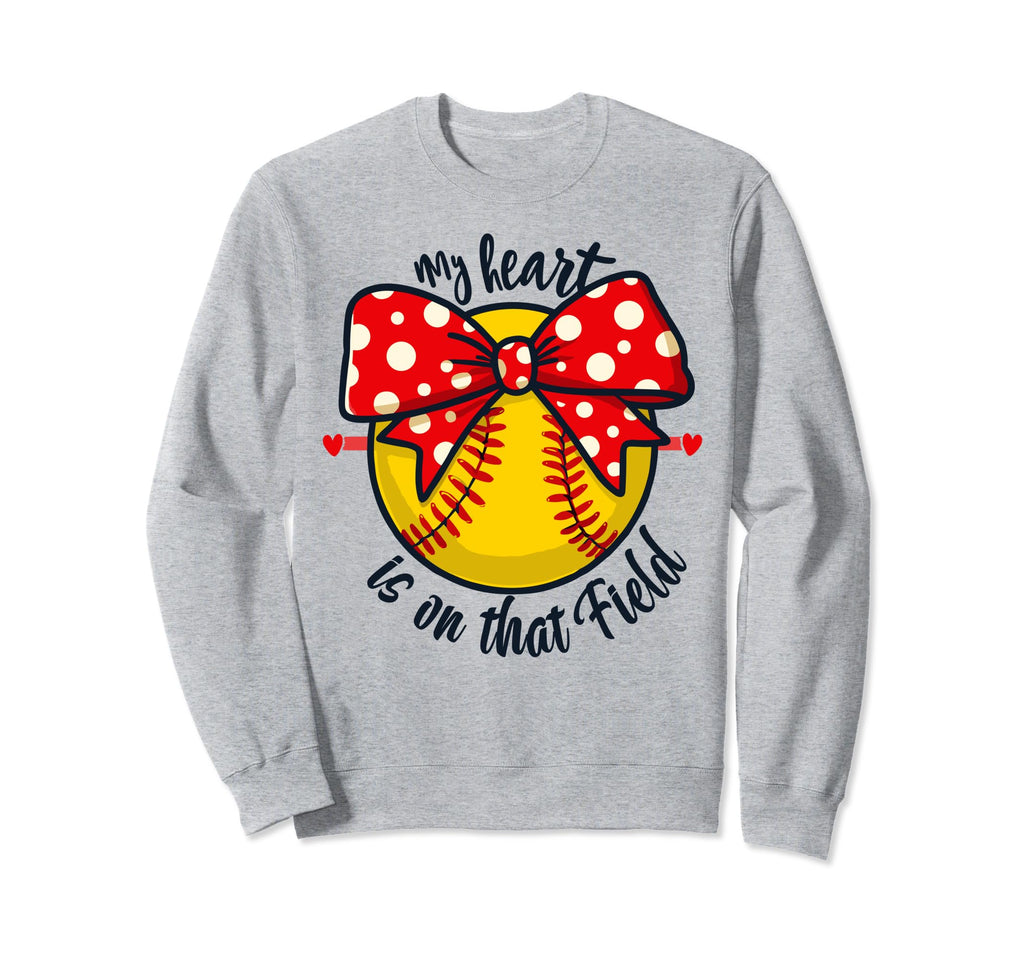 My Heart Is That Field Baseball Sweatshirt - Streetwear Style Unisex - T-Shirt, Sweatshirt, Hoodie