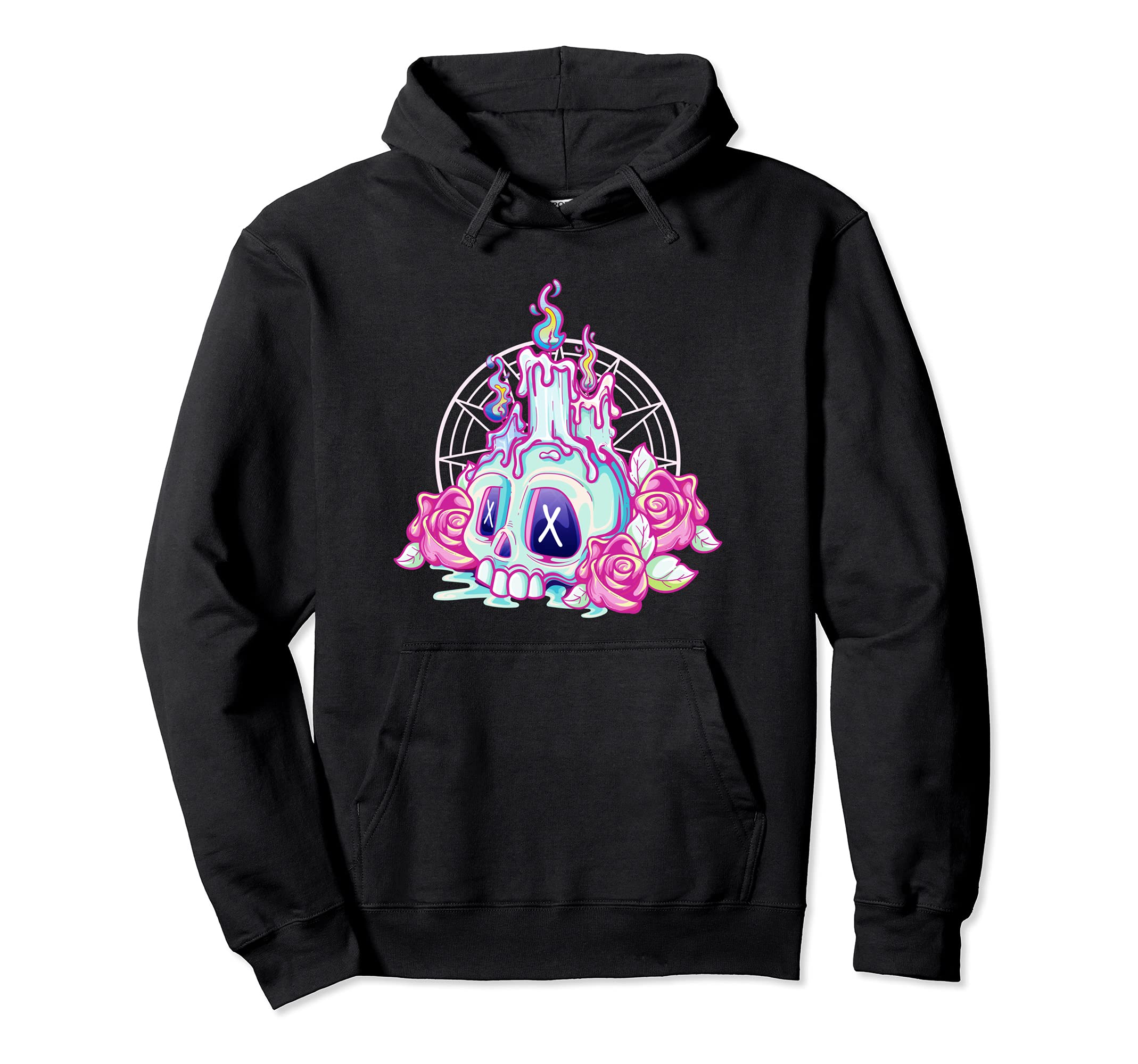 Kawaii Pastel Goth Creepy Wicca Hoodie - Casual Everyday Wear for Adults - T-Shirt, Sweatshirt, Hoodie