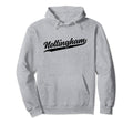 Nottingham England Cursive 1970S Swoosh Hoodie - Streetwear Style Men Women - T-Shirt, Sweatshirt, Hoodie