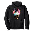 Vaporwave Skull Crow Raven Snake Hoodie - Fun Novelty Design Men Women - T-Shirt, Sweatshirt, Hoodie