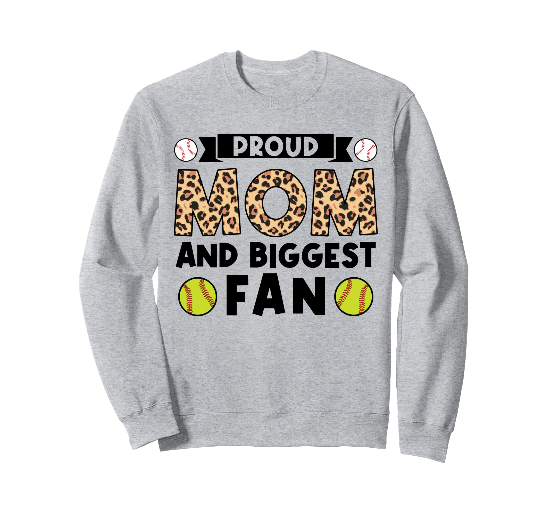 Proud Mom And Biggest Fan Sweatshirt - Minimalist Print for Adults - T-Shirt, Sweatshirt, Hoodie