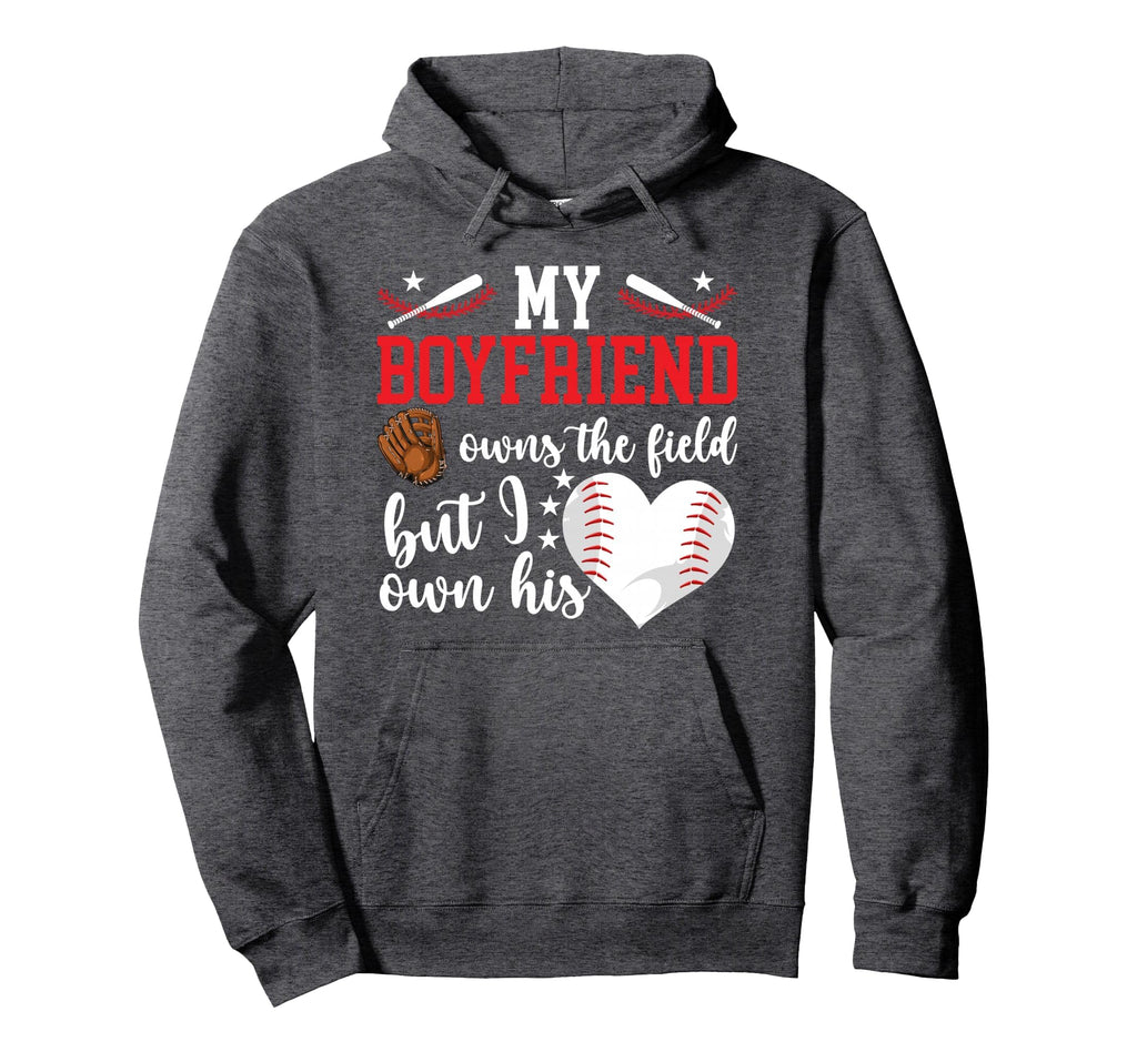 My Boyfriend Baseball Girlfriend Hoodie - Casual Everyday Wear Unisex - T-Shirt, Sweatshirt, Hoodie