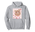 Kawaii Aesthetic Strawberry Ice Cream Hoodie - Custom Art Print for Adults - T-Shirt, Sweatshirt, Hoodie