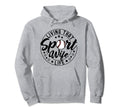Living That Sport Wife Life Baseball Mom Hoodie - Graphic Print for Adults - T-Shirt, Sweatshirt, Hoodie