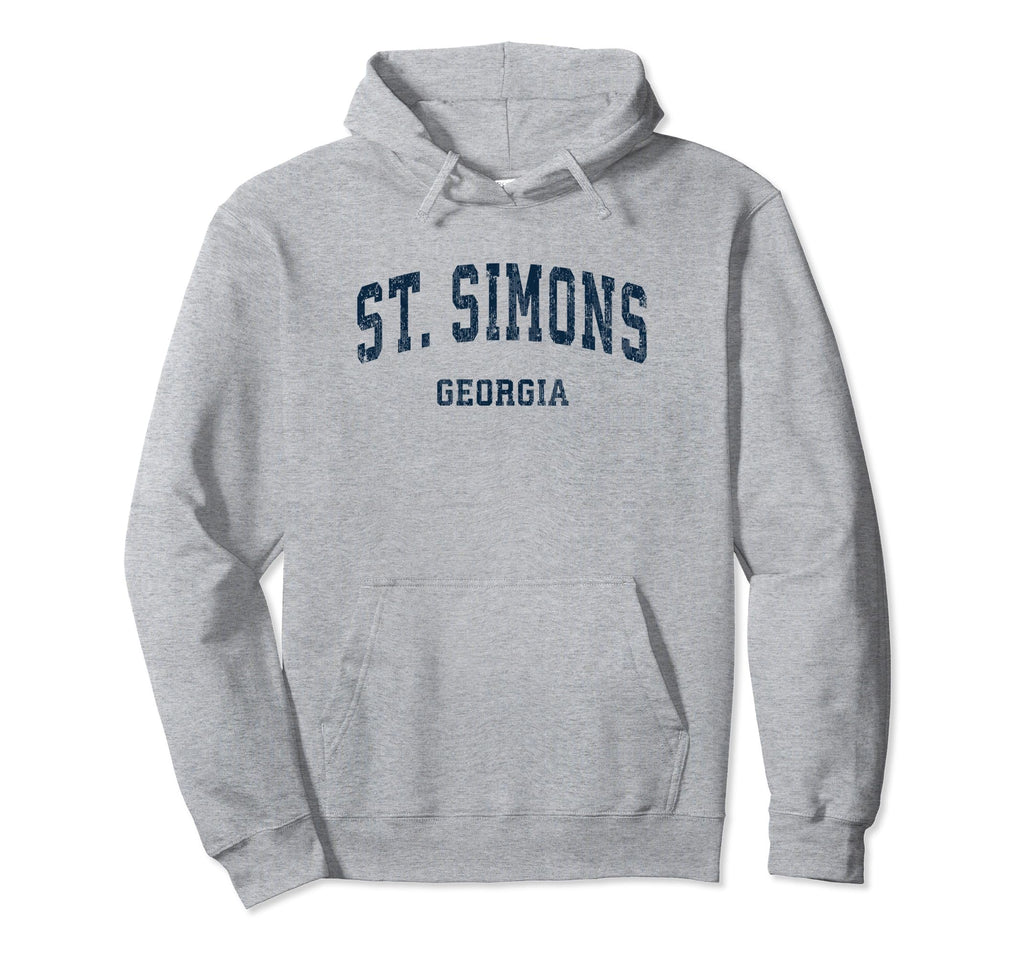 St Simons Georgia Ga Varsity Hoodie - Casual Everyday Wear for Adults - T-Shirt, Sweatshirt, Hoodie
