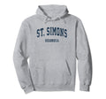 St Simons Georgia Ga Varsity Hoodie - Casual Everyday Wear for Adults - T-Shirt, Sweatshirt, Hoodie