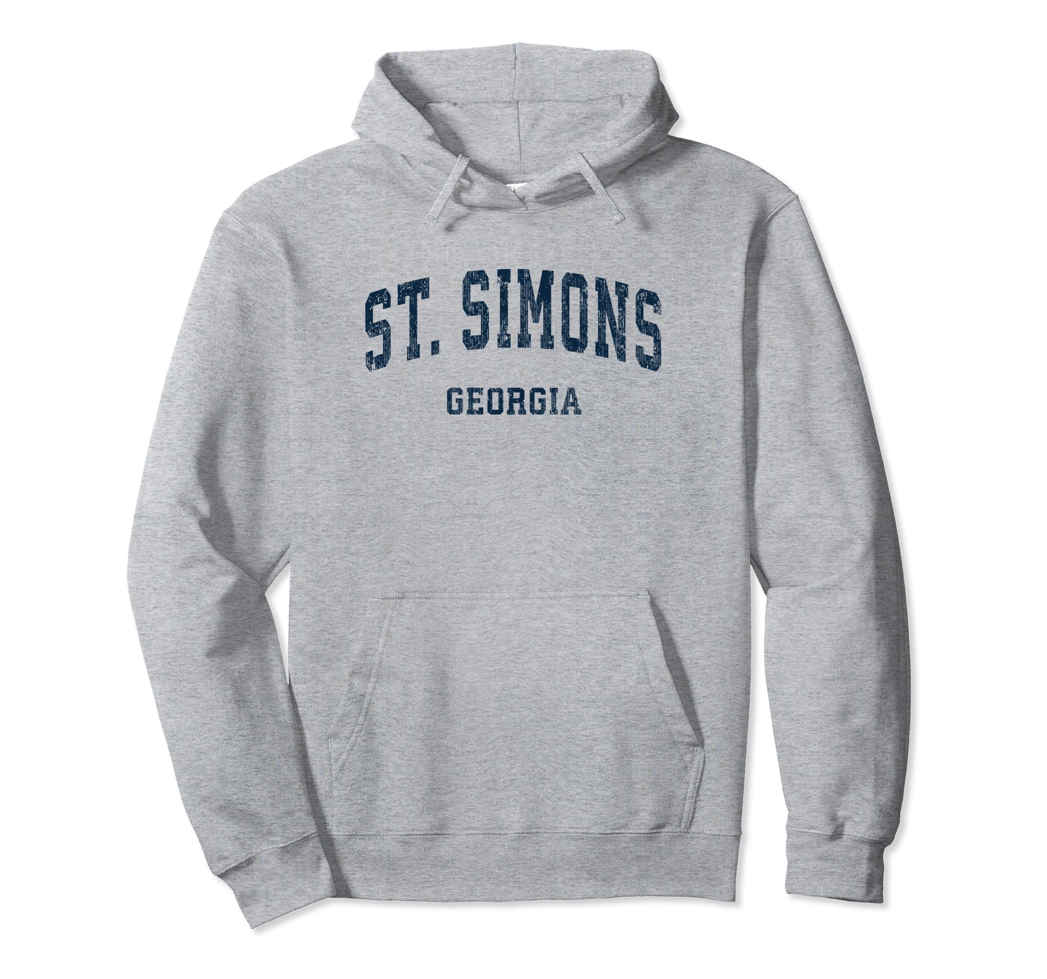 St Simons Georgia Ga Varsity Hoodie - Casual Everyday Wear for Adults - T-Shirt, Sweatshirt, Hoodie