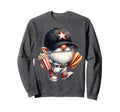 Funny Baseball Dad Gnome Grandpa Sweatshirt - Graphic Print Unisex - T-Shirt, Sweatshirt, Hoodie