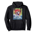 Japan Samurai Surfer Vaporwave Hoodie - Trendy Graphic for Adults - T-Shirt, Sweatshirt, Hoodie