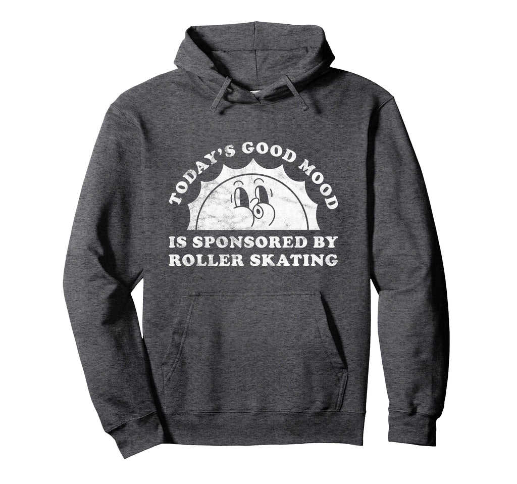 Funny Roller Skating Or Roller Skates Hoodie - Minimalist Print for Adults - T-Shirt, Sweatshirt, Hoodie
