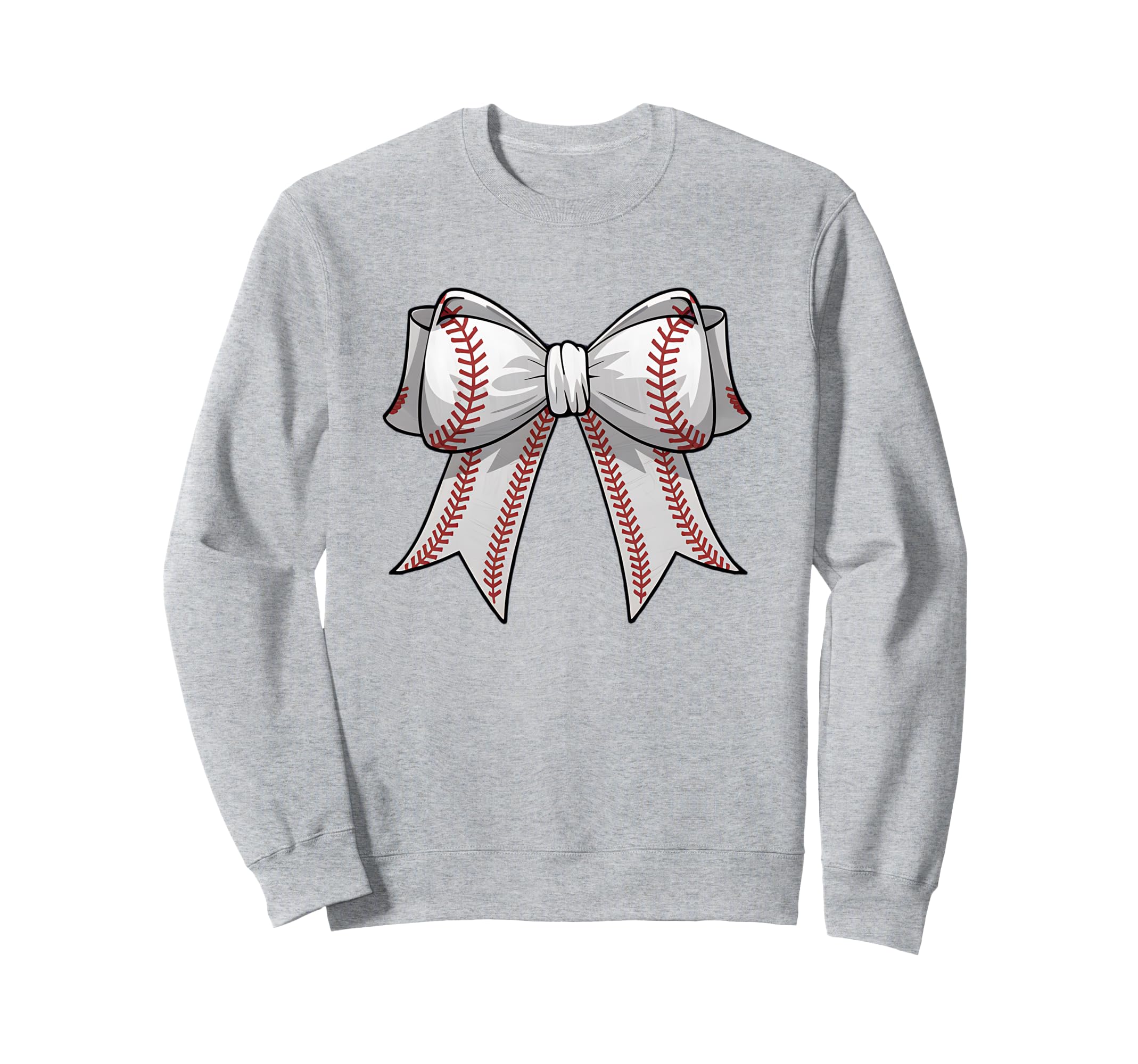Baseball Coquette Bow White Mothers Sweatshirt - Unique Graphic for Adults - T-Shirt, Sweatshirt, Hoodie