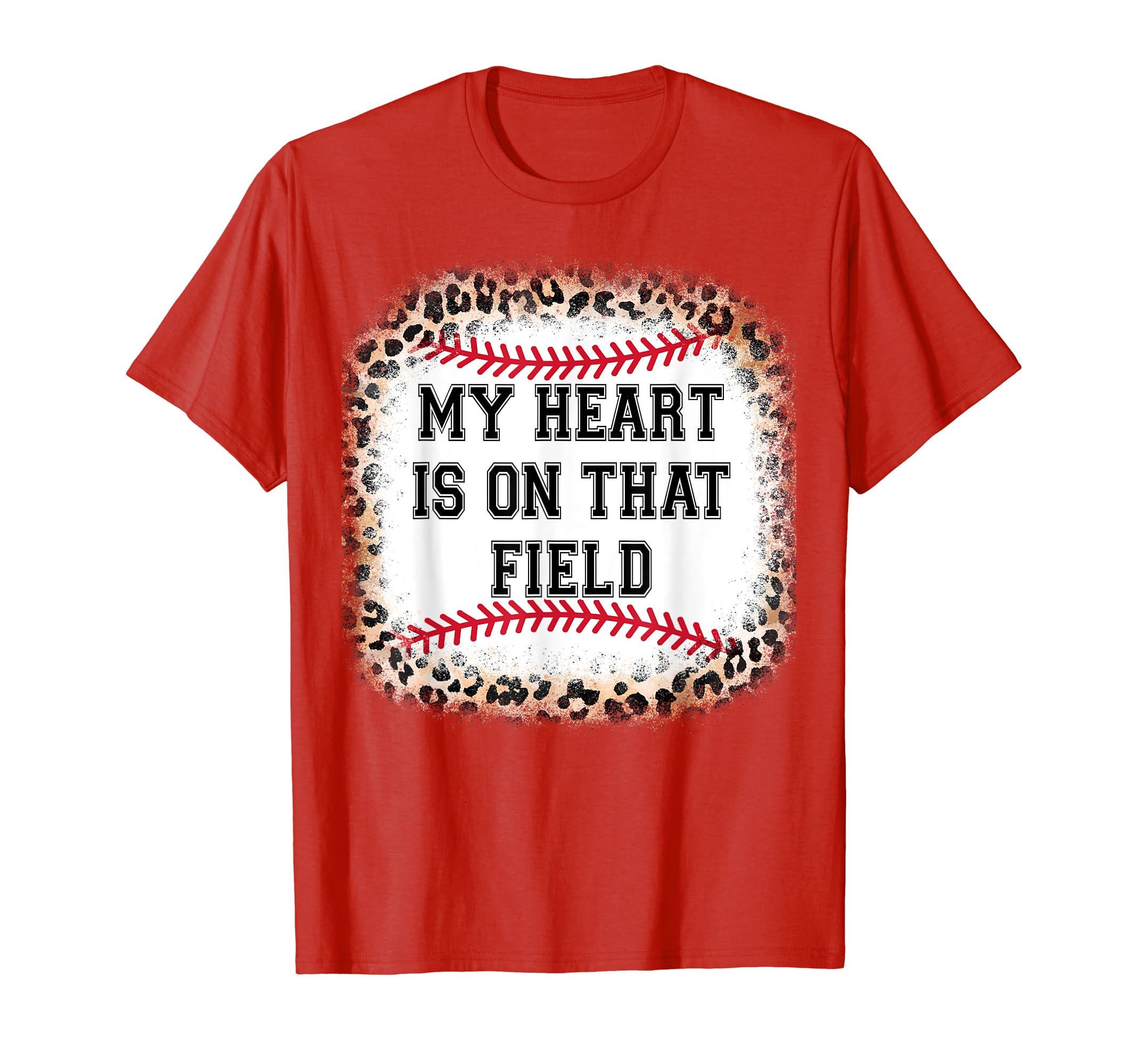 My Heart Is That Field Mom T-Shirt - Casual Everyday Wear Men Women - T-Shirt, Sweatshirt, Hoodie