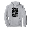 Groovy 60S Keep Love Flowing Hoodie - Casual Everyday Wear Unisex - T-Shirt, Sweatshirt, Hoodie