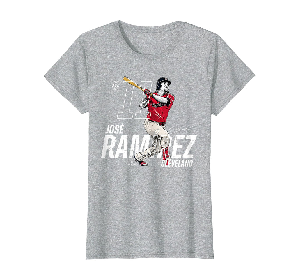 Dynamic Pose Jose Ramirez Cleveland T-Shirt - Custom Art Print Men Women - T-Shirt, Sweatshirt, Hoodie
