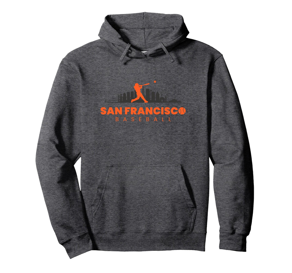 San Francisco Baseball Minimalist Hoodie - Custom Art Print for Adults - T-Shirt, Sweatshirt, Hoodie