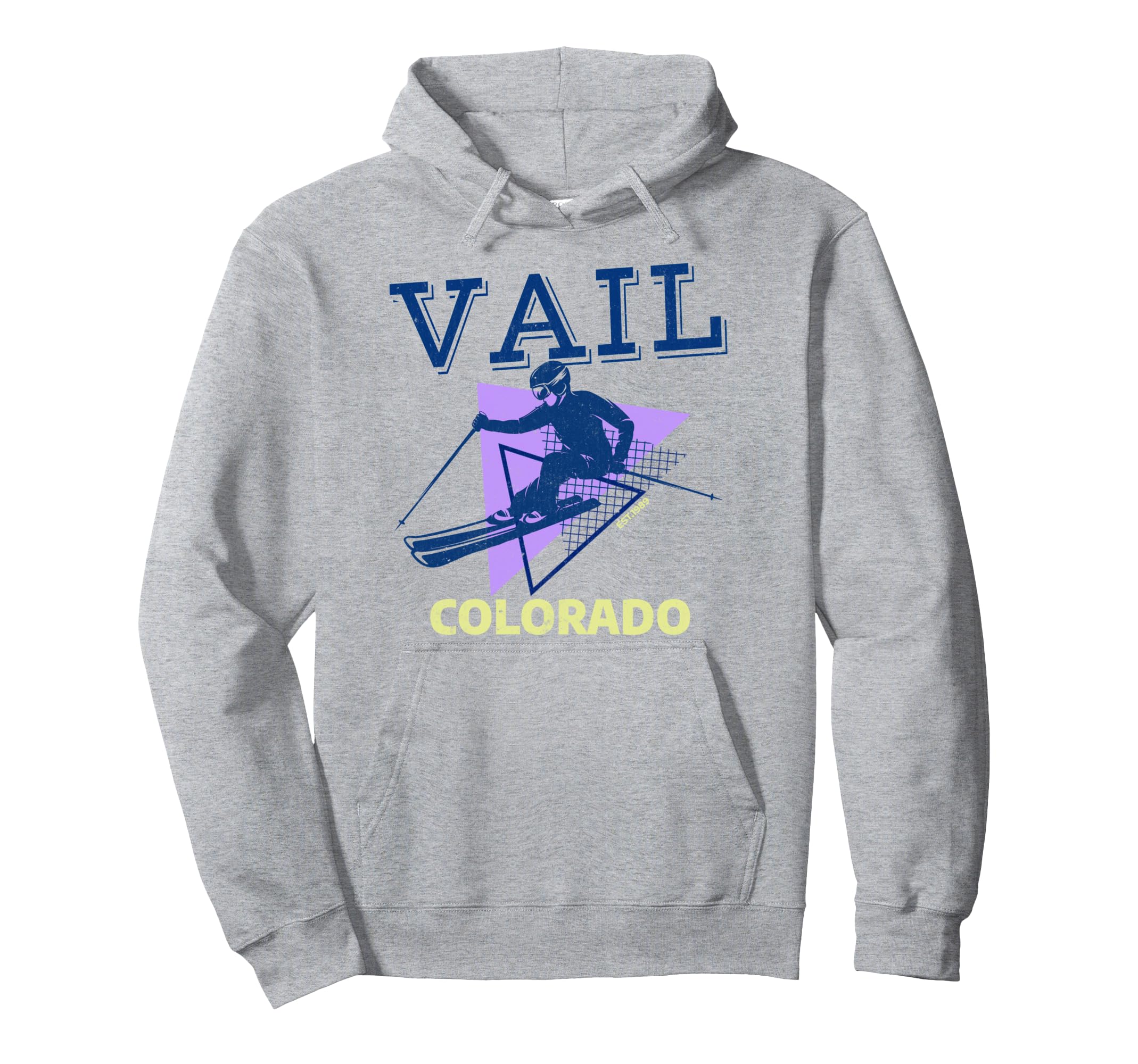 Vail Ski Resort 90S Aesthetic Hoodie - Novelty Apparel Unisex - T-Shirt, Sweatshirt, Hoodie