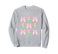 Macarons And Bows Coquette Sweatshirt - Minimalist Print for Adults - T-Shirt, Sweatshirt, Hoodie