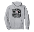 American Baseball Mom Mama Hoodie - Streetwear Style Unisex - T-Shirt, Sweatshirt, Hoodie