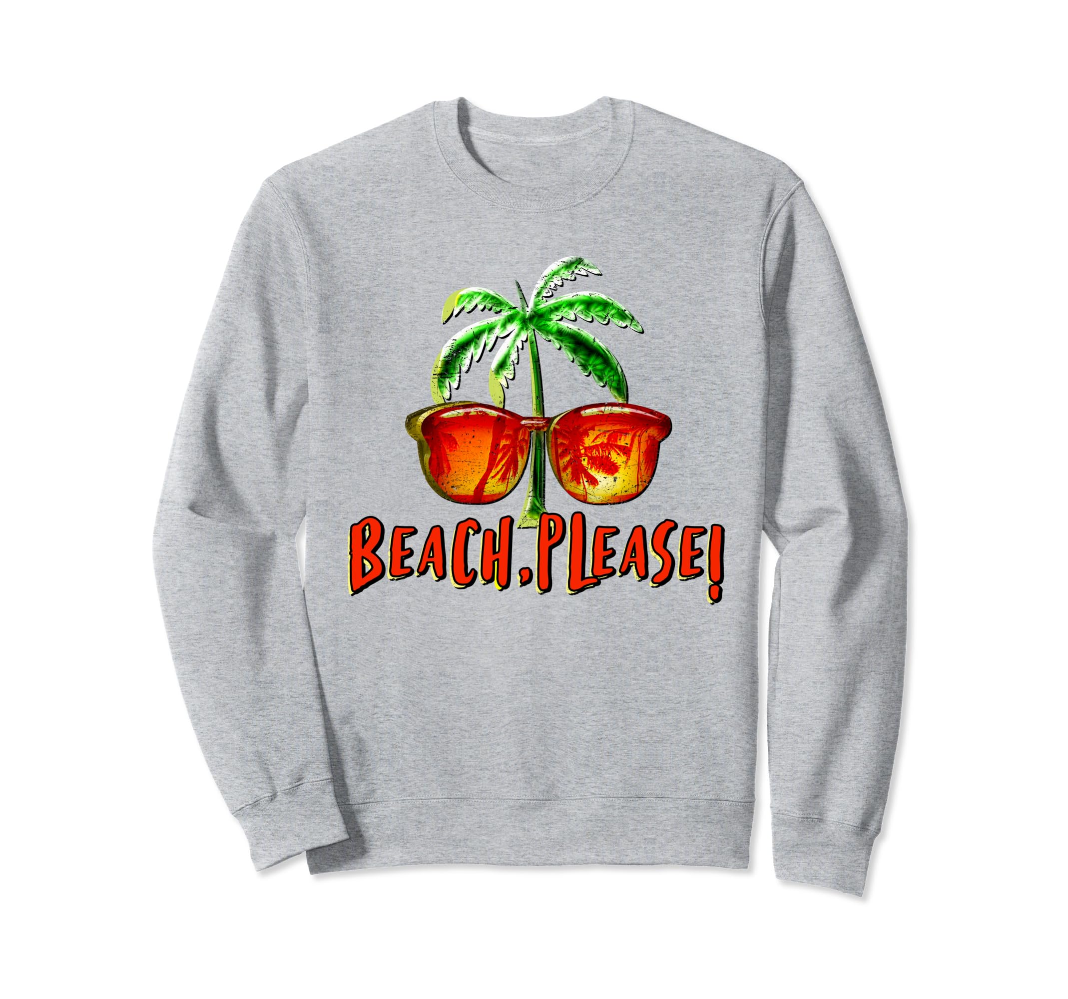 Tropical Sunset Surf Beach Sweatshirt - Casual Everyday Wear for Adults - T-Shirt, Sweatshirt, Hoodie
